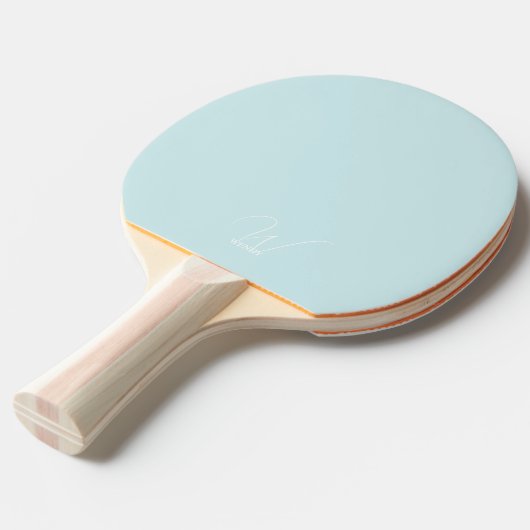 Pingpong Paddle Paddle Pale Mit Monogramm Tischtennis Schläger (Vorderseite)