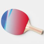 Pingpongpaddel für alle Wasserfarben Tischtennis Schläger (Seitenansicht)