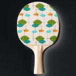 Pingpongpaddel für das hintere Atommobil Tischtennis Schläger<br><div class="desc">Dieses Retro Atomic Mobile Pattern Ping Pong Paddle ist ein modernes Design in der Mitte des Jahrhunderts. Das Vintag inspirierte Design ist cremefarben mit spitzen Ovalen in Türkis, Orange, aquamarin und Avocado grün. Die aquamarinen und Avocado grünen Ovale überlappen sich und schaffen einen schönen Schatten Pfauenblau. Spaß Sternexplosionen verstärken Slanting...</div>
