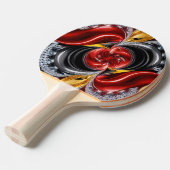 Pingpongpaddel mit deutschen Farben Tischtennis Schläger (Vorderseite)