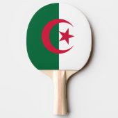 Pingpongpaddel mit Flagge Algeriens Tischtennis Schläger (Rückseite)