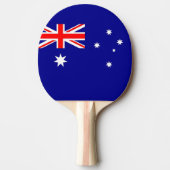 Pingpongpaddel mit Flagge Australiens Tischtennis Schläger (Vorderseite)