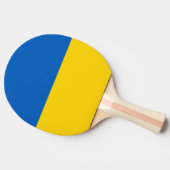 Pingpongpaddel mit Flagge der Ukraine Tischtennis Schläger (Seitenansicht)