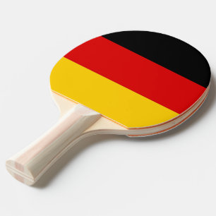 Pingpongpaddel mit Flagge Deutschlands Tischtennis Schläger