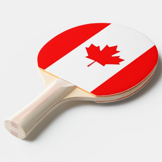 Pingpongpaddel mit Flagge Kanadas Tischtennis Schläger (Vorderseite)