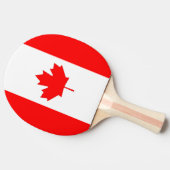 Pingpongpaddel mit Flagge Kanadas Tischtennis Schläger (Seitenansicht)