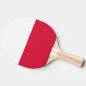 Pingpongpaddel mit Flagge Polens Tischtennis Schläger (Seitenansicht)