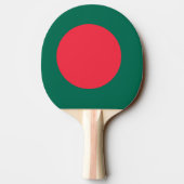 Pingpongpaddel mit Flagge von Bangladesch Tischtennis Schläger (Rückseite)