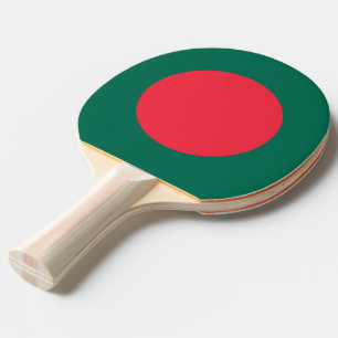 Pingpongpaddel mit Flagge von Bangladesch Tischtennis Schläger
