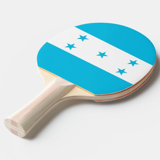 Pingpongpaddel mit Flagge von Honduras Tischtennis Schläger (Vorderseite)