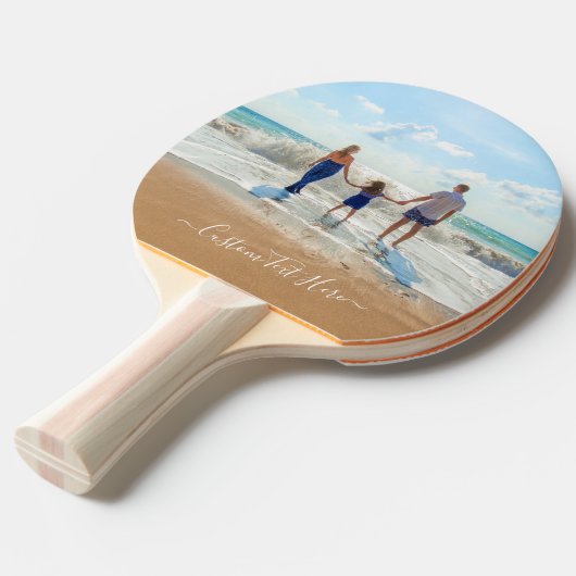 Pingpongpaddel mit Foto Tischtennis Schläger (Vorderseite)