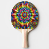 Pingpongpaddel mit LGBTQ-Farben Tischtennis Schläger (Vorderseite)