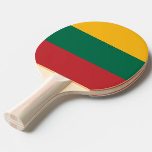 Pingpongpaddel mit litauischer Flagge Tischtennis Schläger