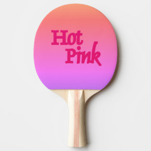 Pingpongpaddel mit Pingpong in Pink Tischtennis Schläger