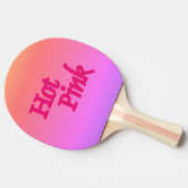 Pingpongpaddel mit Pingpong in Pink Tischtennis Schläger (Seitenansicht)