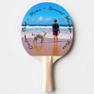 Pingpongpaddel mit Text anpassen Tischtennis Schläger