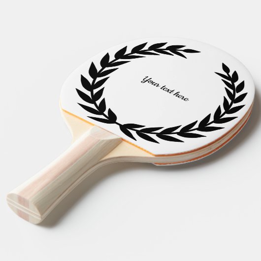 Pingpongpaddel Tischtennis Schläger (Rückseitenansicht)