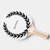 Pingpongpaddel Tischtennis Schläger (Seitenansicht)