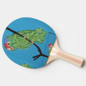Pingpongpaddel Tischtennis Schläger (Seitenansicht)