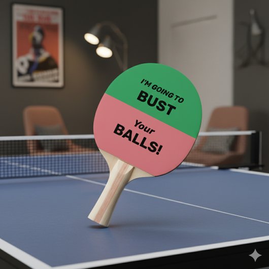 Pingpongpaddeln mit Ihren eigenen Pingpaddeln Tischtennis Schläger