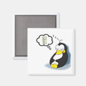 Pinguim sonhando com a Ladeira Magnet (Vorderseite/Rückseite)