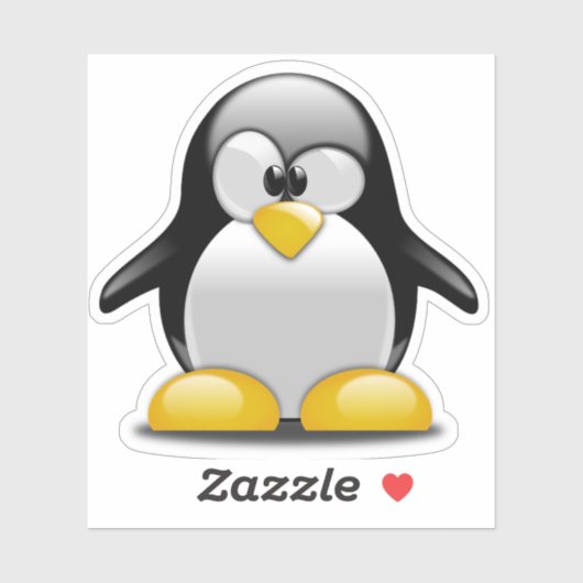 pinguim tuntun aufkleber (Blatt)