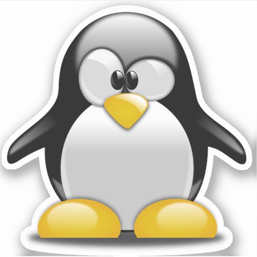 pinguim tuntun aufkleber (Vorderseite)