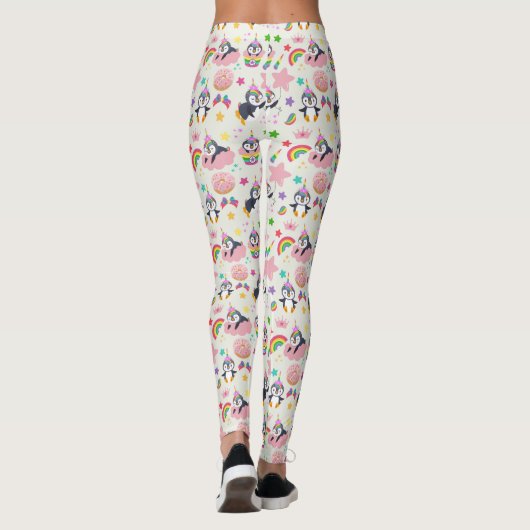 Pinguim Unicórnio Leggings (Rückseite)