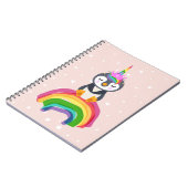 Pinguim unicórnio notizblock (Linke Seite)