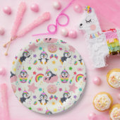 Pinguim Unicórnio Pappteller (Party)