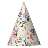 Pinguim Unicórnio Partyhütchen (Rückseite)