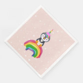 Pinguim unicórnio serviette (Ecke)