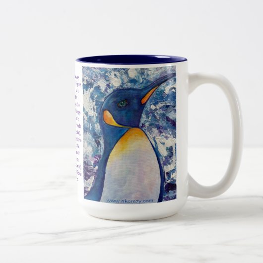 Pinguin 15oz Tasse für deb (Rechts)