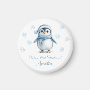 Pinguin 1. Weihnachten Magnet