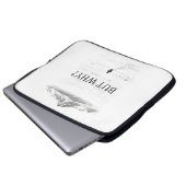 Pinguin Aber Warum Berge  Laptopschutzhülle (Vorne Knopf)