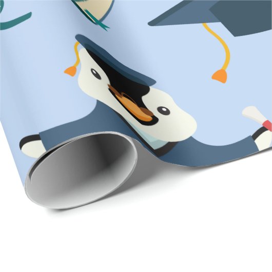 Pinguin-Abschluss Geschenkpapier (Rolleneckpunkt)