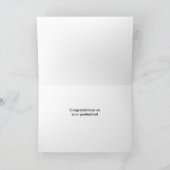 Pinguin-Abschluss-Karte Dankeskarte (Innenseite)