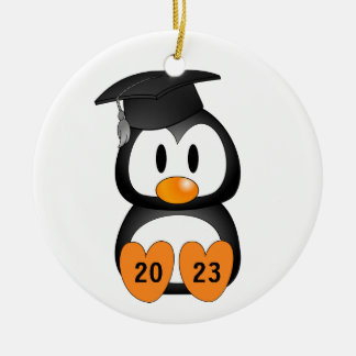 Pinguin-Abschluss Keramik Ornament