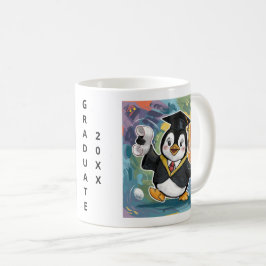 Pinguin Abschluss Personalisiert Kaffeetasse