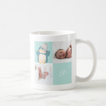 Pinguin • Alphabet Monogram Süße Babyparty