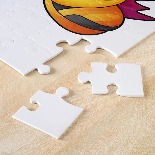 Pinguin als Astronaut im Anzug Puzzle (Seite)