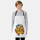 Pinguin als Astronaut im Anzug Schürze (Getragen)