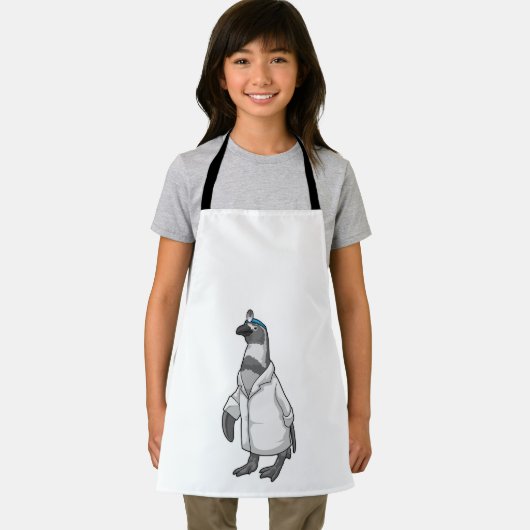 Pinguin als Doktor mit Doctor's Coat Schürze (Insitu)
