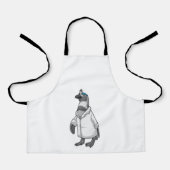 Pinguin als Doktor mit Doctor's Coat Schürze (Vorderseite)