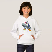 Pinguin als Mechaik mit Tool Hoodie (Vorne ganz)