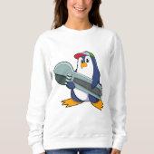 Pinguin als Mechaik mit Tool Sweatshirt (Vorderseite)