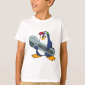 Pinguin als Mechaik mit Tool T-Shirt (Vorderseite)