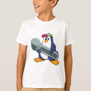 Pinguin als Mechaik mit Tool T-Shirt