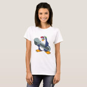 Pinguin als Mechaik mit Tool T-Shirt (Vorne ganz)