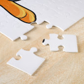 Pinguin als Nerd mit Brille Puzzle (Seite)